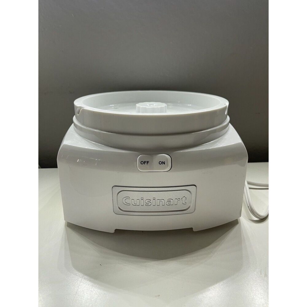 Cuisinart ICE-21 Automatic Ice Cream Maker White Base Motor Replacement Part Onl